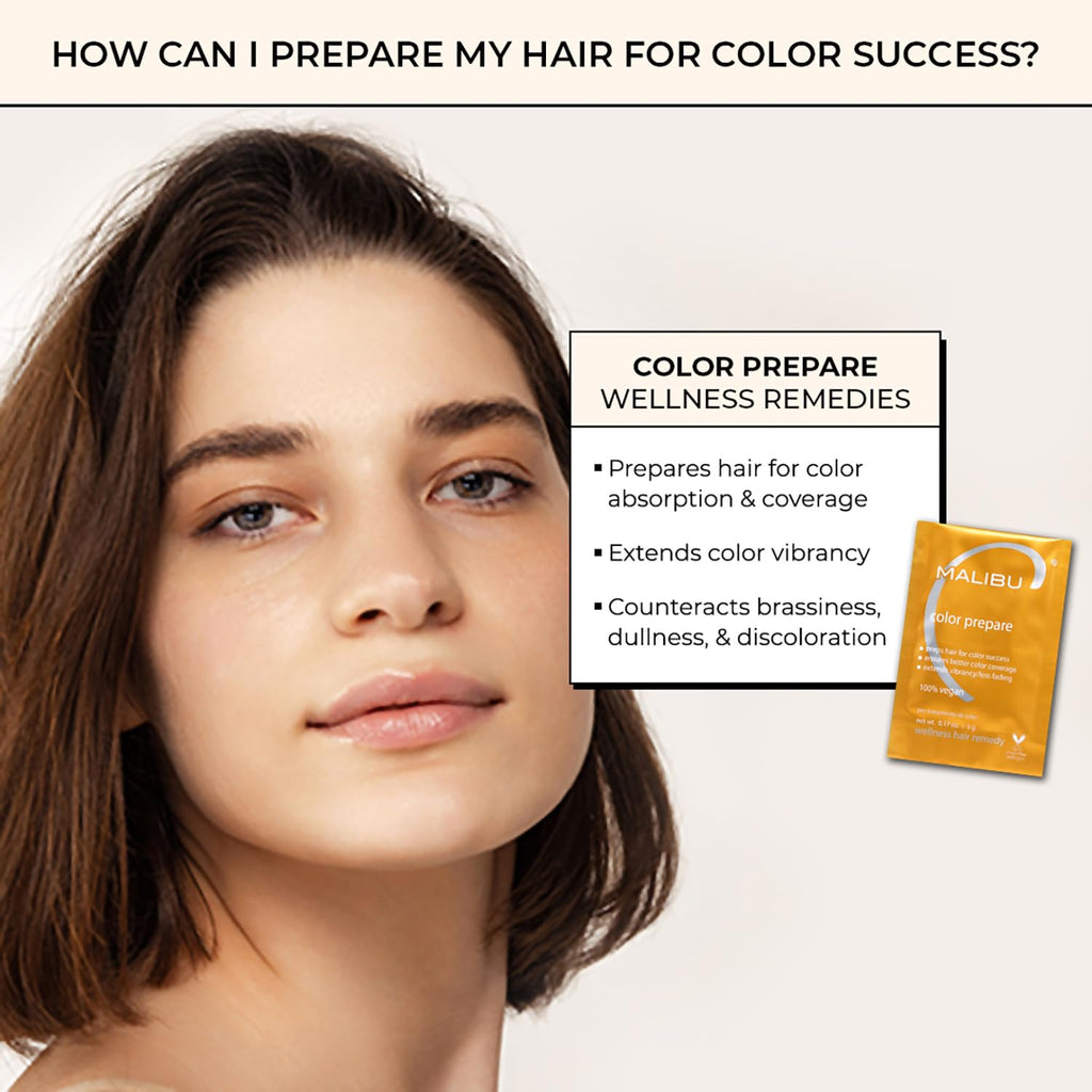 Malibu C COLOR PREPARE Hair Color Prep Packet 0.17 oz / 5 g