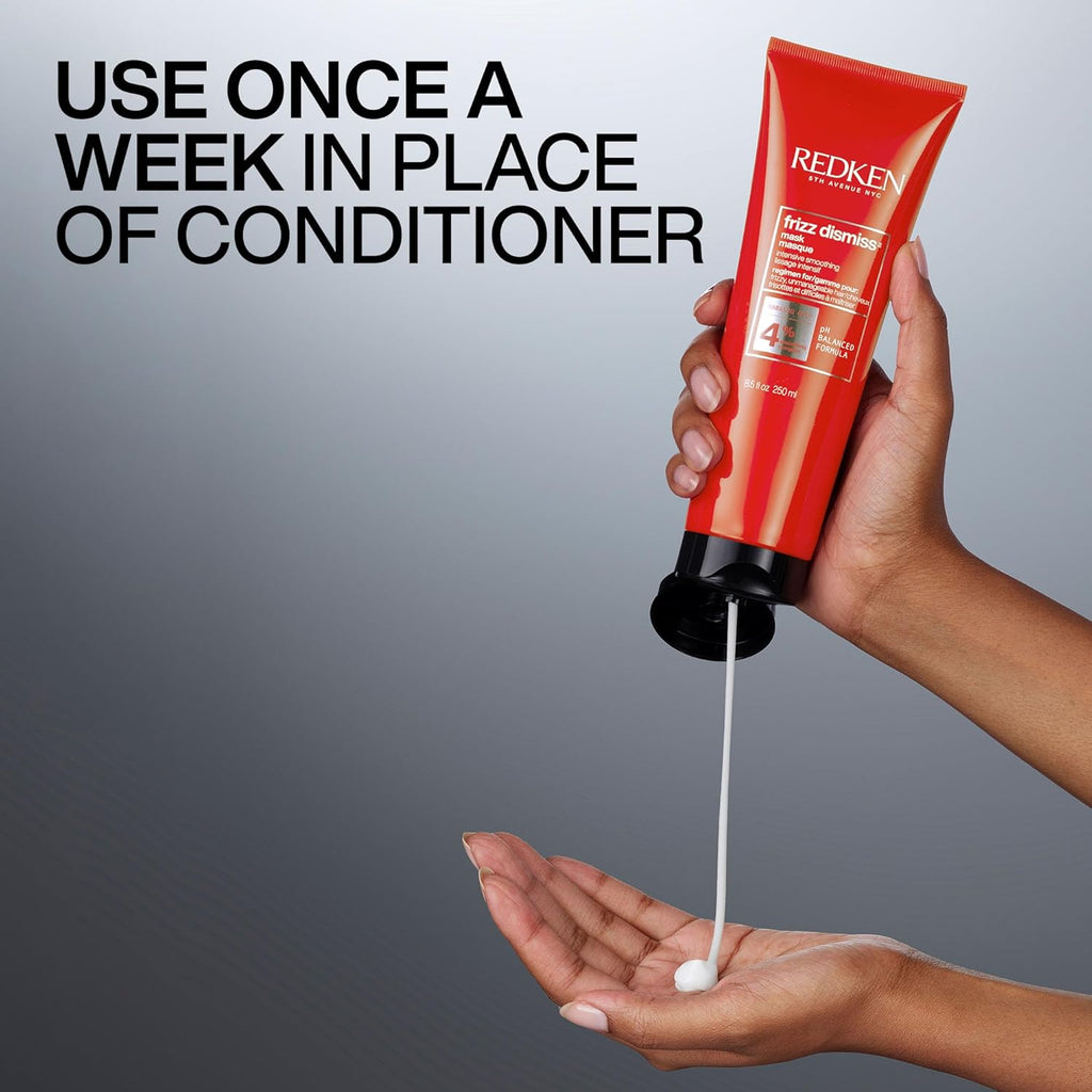 RedKen Frizz Dismiss Mask 8.5 oz / 250 ml | For Frizzy / Unmanageable Hair