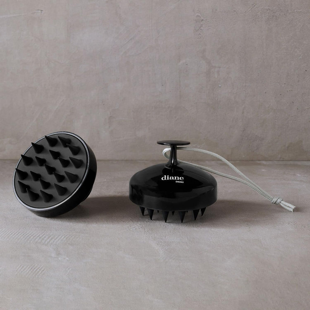 Diane Shampoo Massage Brush For Men - Black | D6283