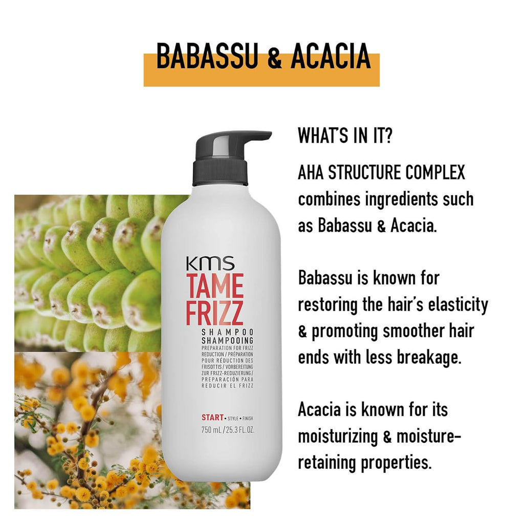KMS TAME FRIZZ Shampoo 25.3 oz / 750 ml