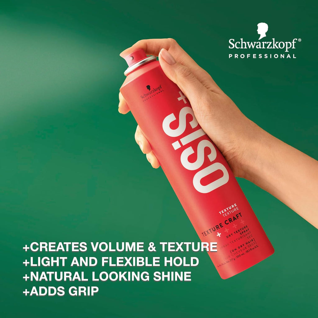 Schwarzkopf OSIS+ Texture Craft Dry Texture Spray 8.9 oz / 300 ml | Hold 1/4