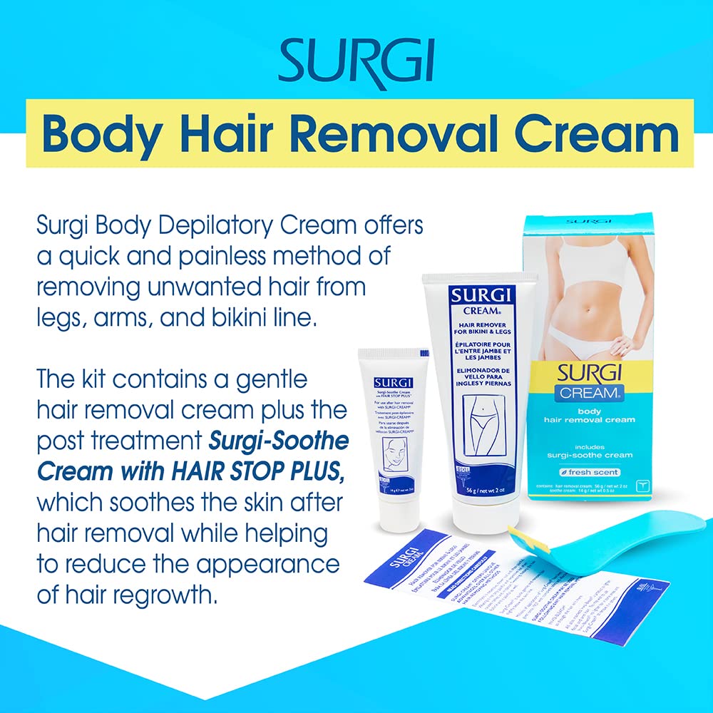 074764825018 - Surgi CREAM Body Hair Removal Cream Kit