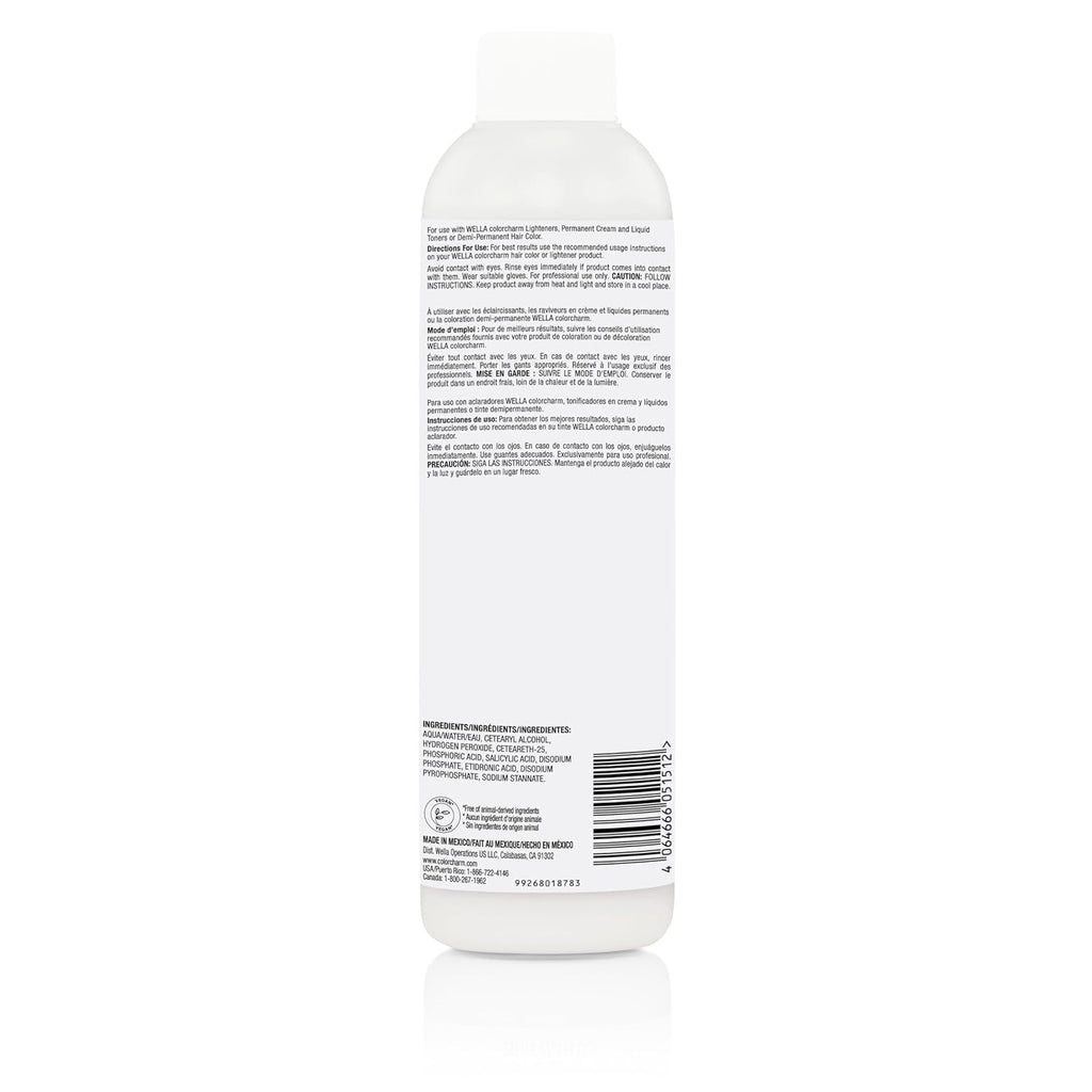 Wella ColorCharm Cream Developer 7.8 oz / 231 ml - 10 Volume