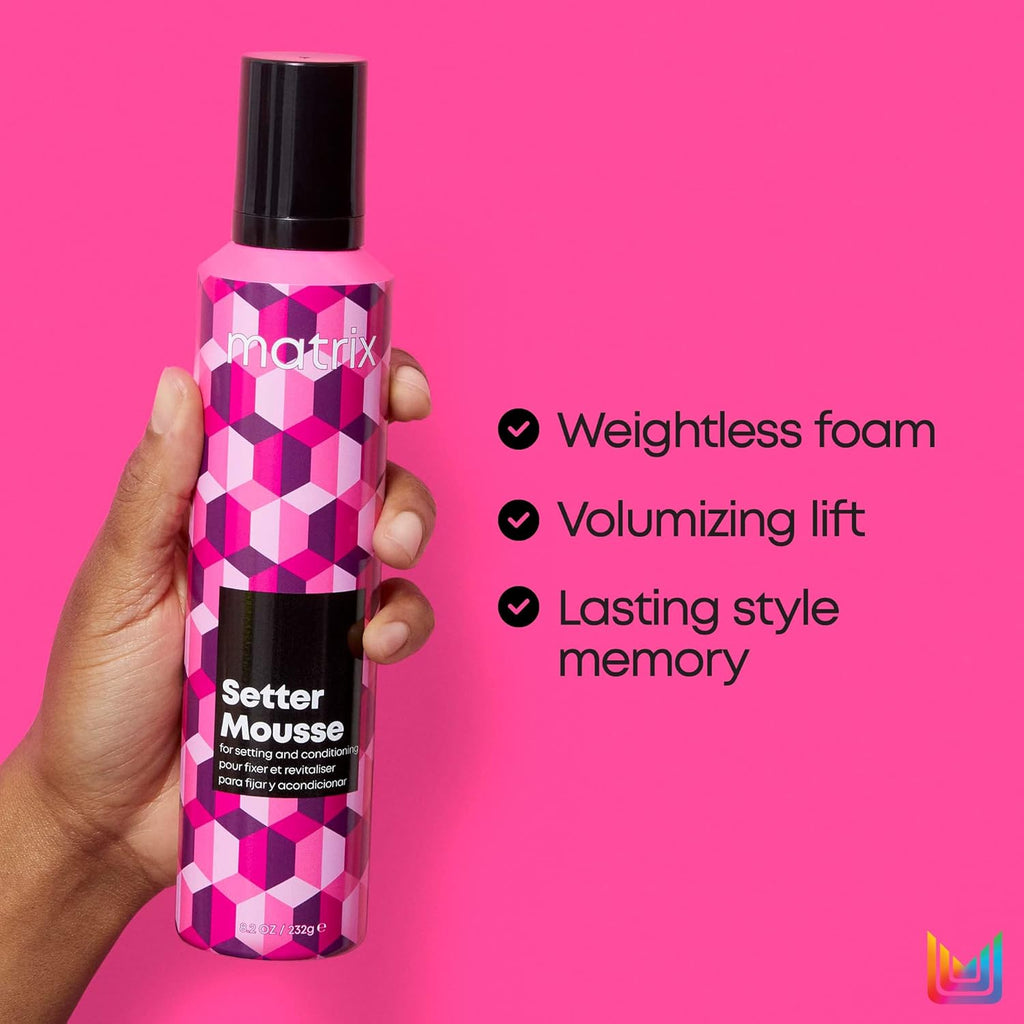 Matrix Setter Mousse 8.2 oz / 232 g | Volumizing Lift & Shine