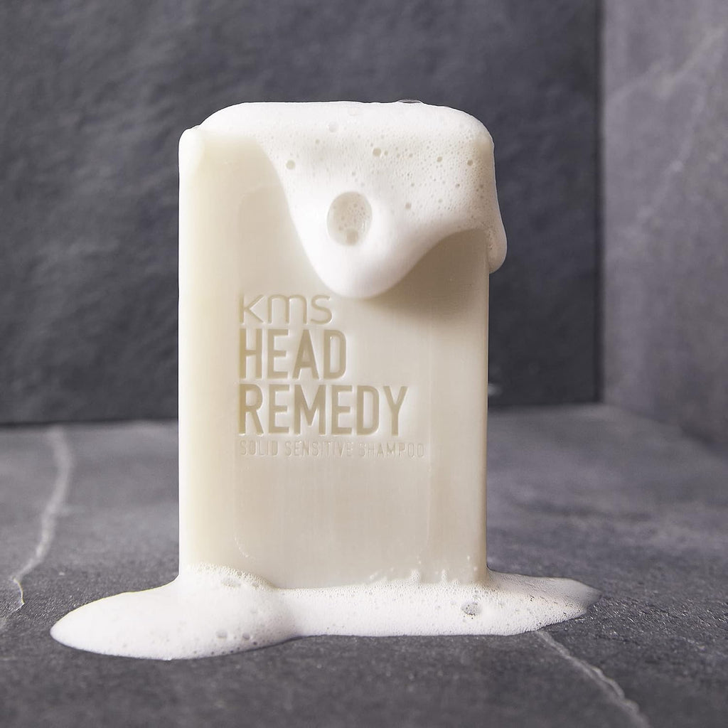 KMS HEAD REMEDY Solid Sensitive Shampoo Bar 2.64 oz / 75 g | Soothes & Calms