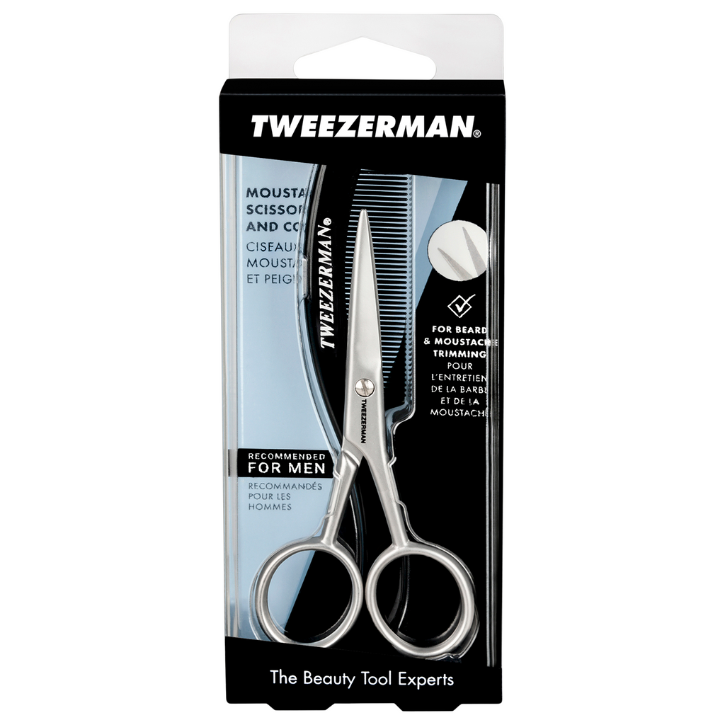 Tweezerman Moustache Scissors And Comb | 72031-MG