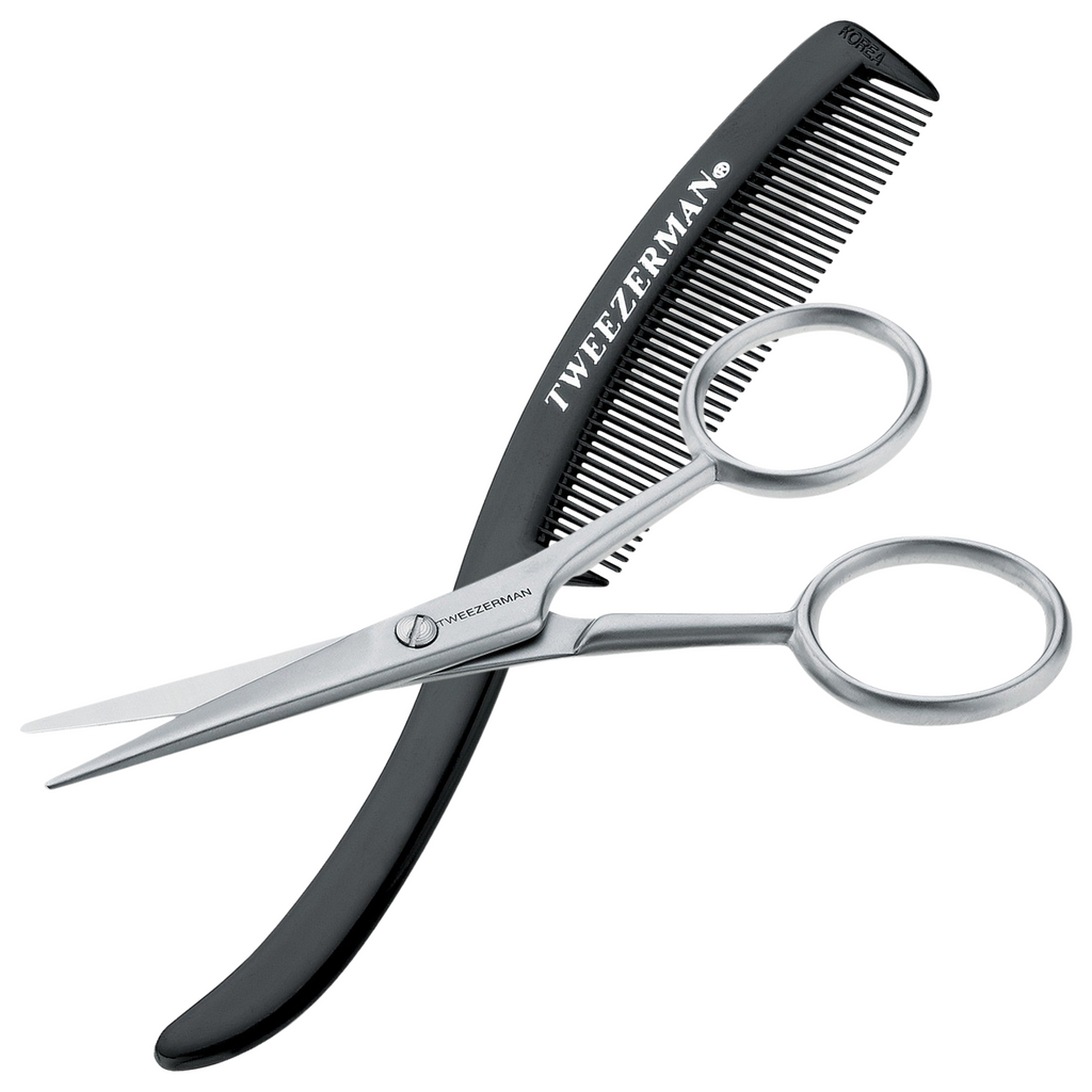 Tweezerman Moustache Scissors And Comb | 72031-MG