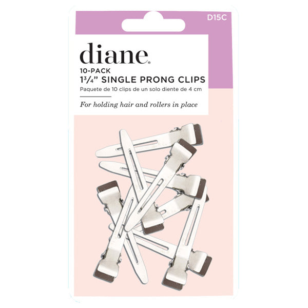 Diane Single Prong Clips -  10-Pack / 1.75 " Inch | D15C