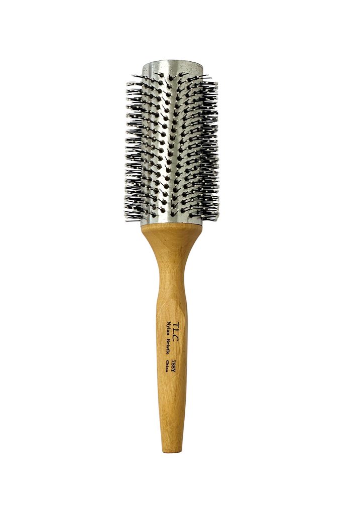 TLC #788Y Nylon Bristle Round Hair Brush - Medium (2.25")