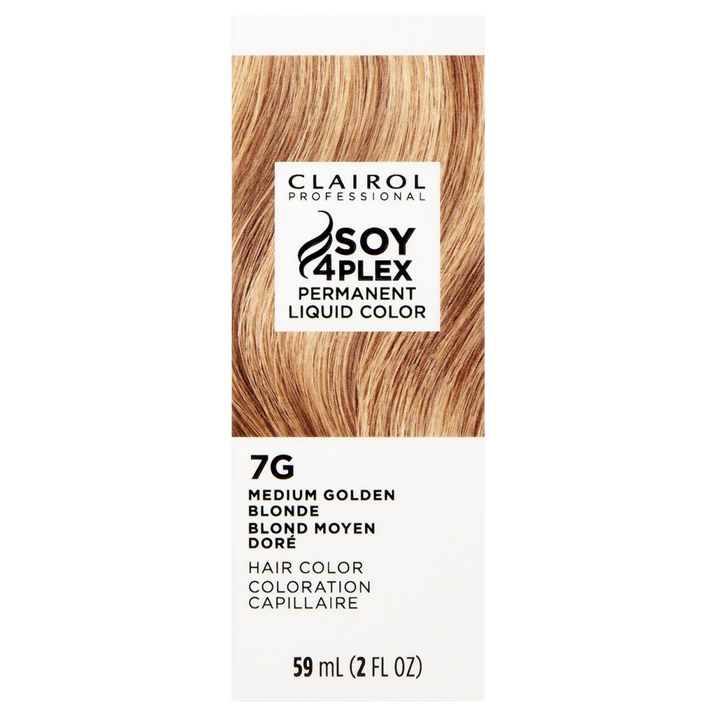 Clairol Professional Soy4Plex LiquiColor Permanent Hair Color - 7G | 41G (Medium Golden Blonde)