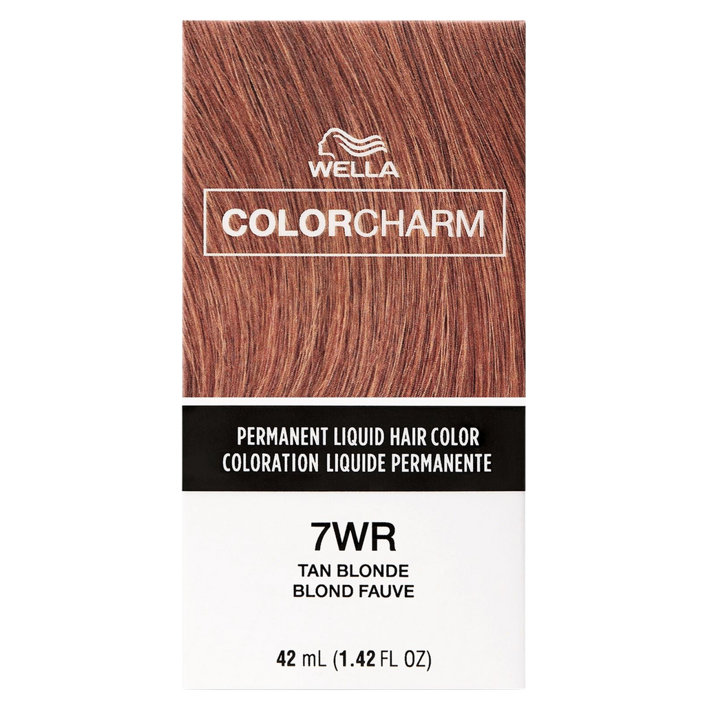 Wella ColorCharm Permanent Liquid Hair Color 42 ml / 1.4 oz - 7WR / 643 Tan Blonde