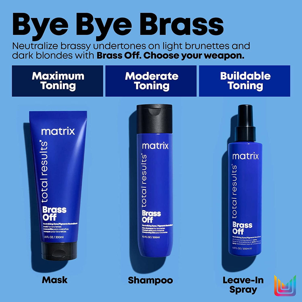 Matrix BRASS OFF All-In-One Toning Leave-In Spray 6.8 oz / 200 ml