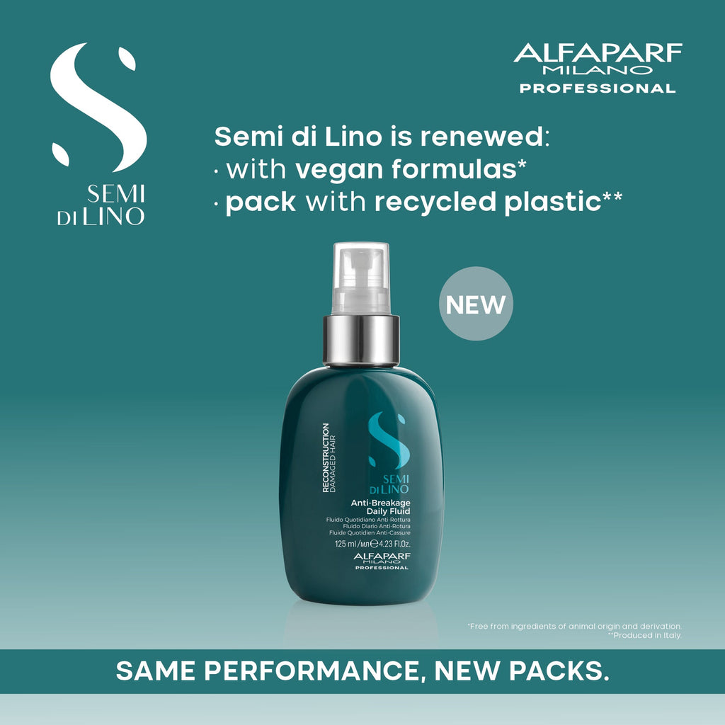 Alfaparf Semi Di Lino Reconstruction Anti-Breakage Daily Fluid 125 ml / 4.23 oz | For Damaged Hair - 8022297152431