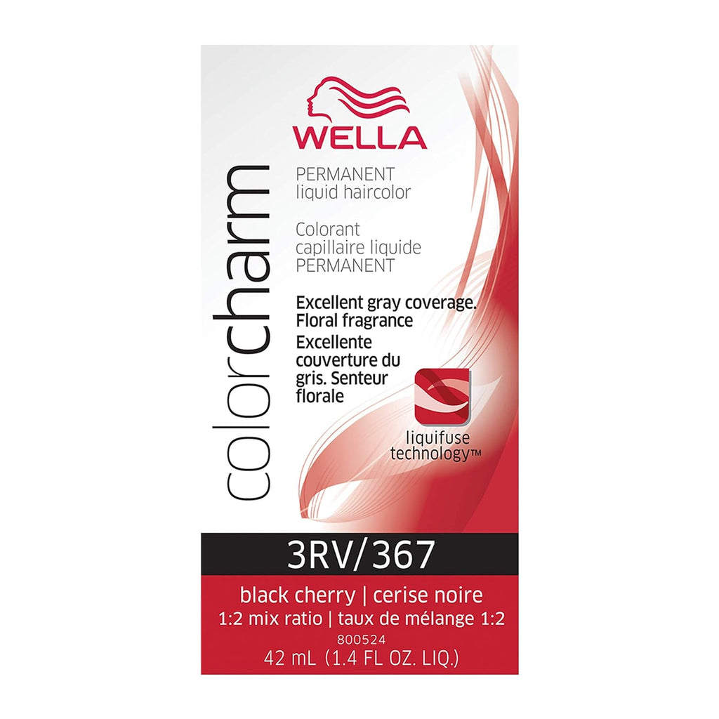 070018106339 - Wella ColorCharm Permanent Liquid Hair Color 42 ml / 1.4 oz - 3RV / 367 Black Cherry