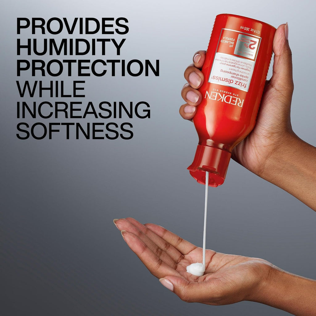 Redken Frizz Dismiss Conditioner 10.1 oz / 300 ml | For Frizzy / Unmanageable Hair