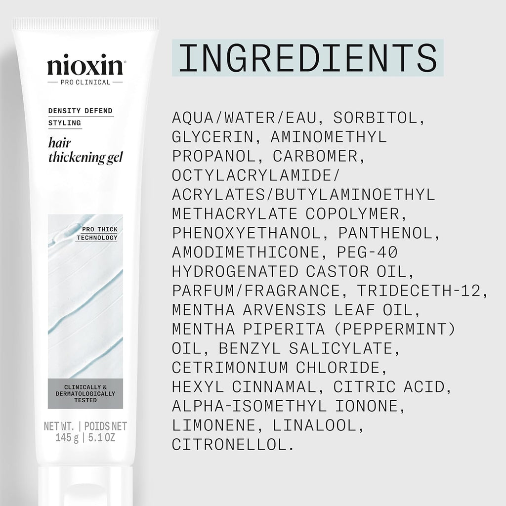 4064666586311 - Nioxin Hair Thickening Gel 5.1 oz / 145 g | Density Defend Styling