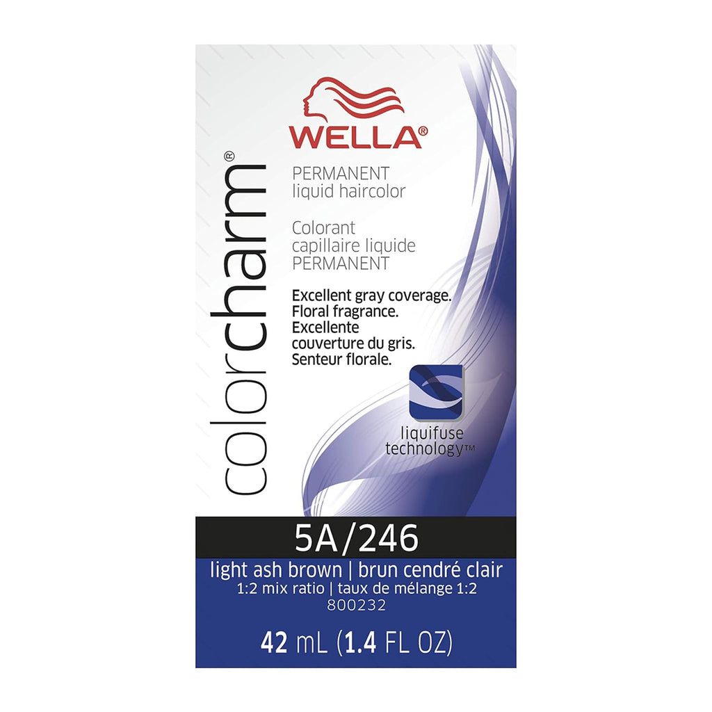 070018105585 - Wella ColorCharm Permanent Liquid Hair Color 42 ml / 1.4 oz - 5A / 246 Light Ash Brown
