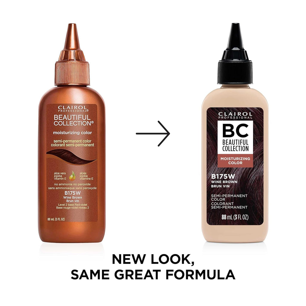 Clairol Professional Beautiful Collection Semi-Permanent Moisturizing Hair Color - B175W Wine Brown