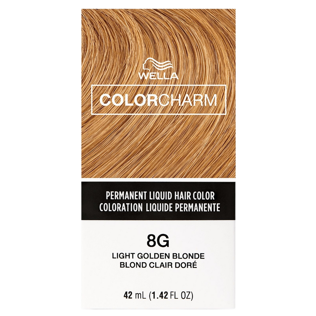 Wella ColorCharm Permanent Liquid Hair Color 42 ml / 1.4 oz - 8G / 841 Light Golden Blonde