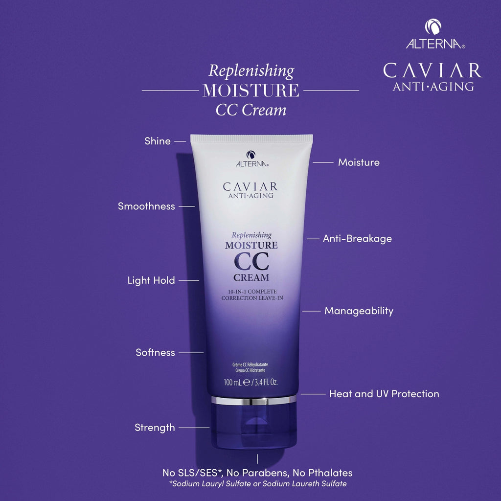 Alterna Caviar Anti-Aging Replenishing Moisture CC Cream 100 ml / 3.4 oz | For Dry Hair - 873509027492