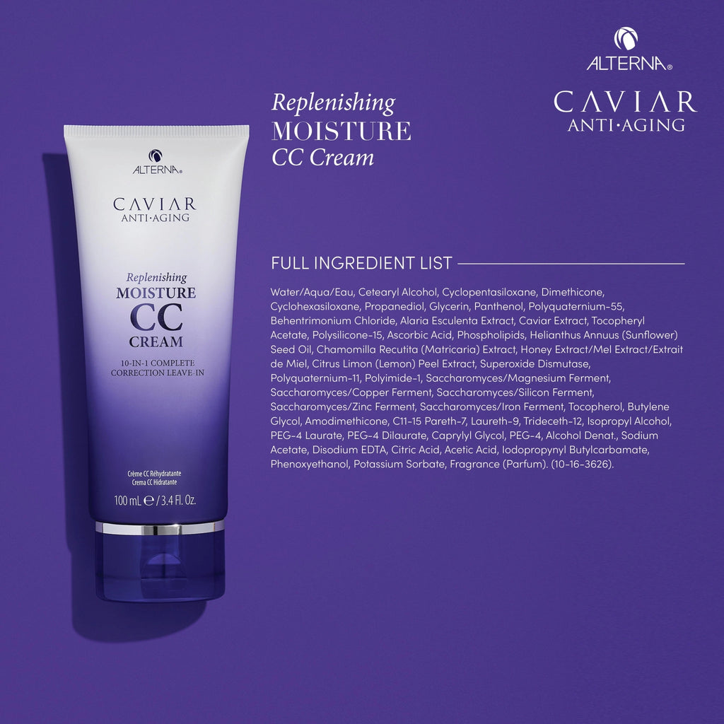 Alterna Caviar Anti-Aging Replenishing Moisture CC Cream 100 ml / 3.4 oz | For Dry Hair - 873509027492