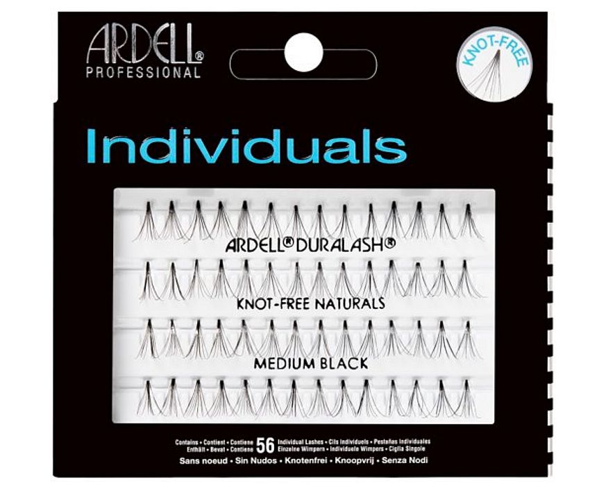 Ardell Individuals Duralash - KNOT-FREE Naturals Medium Black - 074764650528