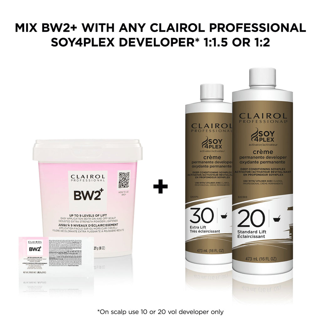 Clairol Professional BW2+ Dedusted Extra Strength Powder Lightener 32 oz / 907 g