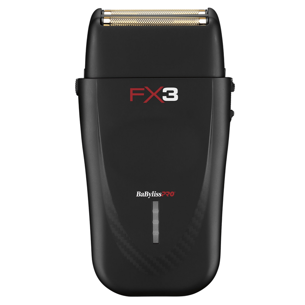 BaBylissPro FX3 Professional High Speed Double Foil Shaver - Black