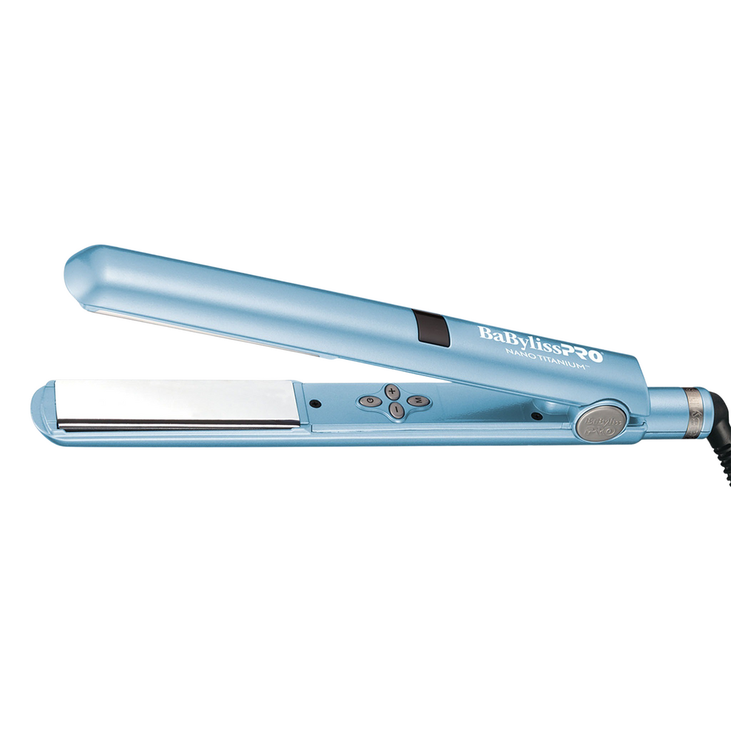 BabylissPro Nano Titanium Digital Flat Iron - 1"