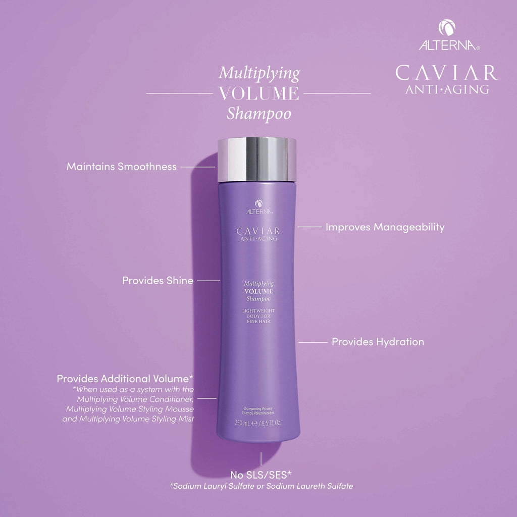 Alterna Caviar Anti-Aging Multiplying Volume Shampoo 250 ml / 8.5 oz | For Fine Hair - 873509027928
