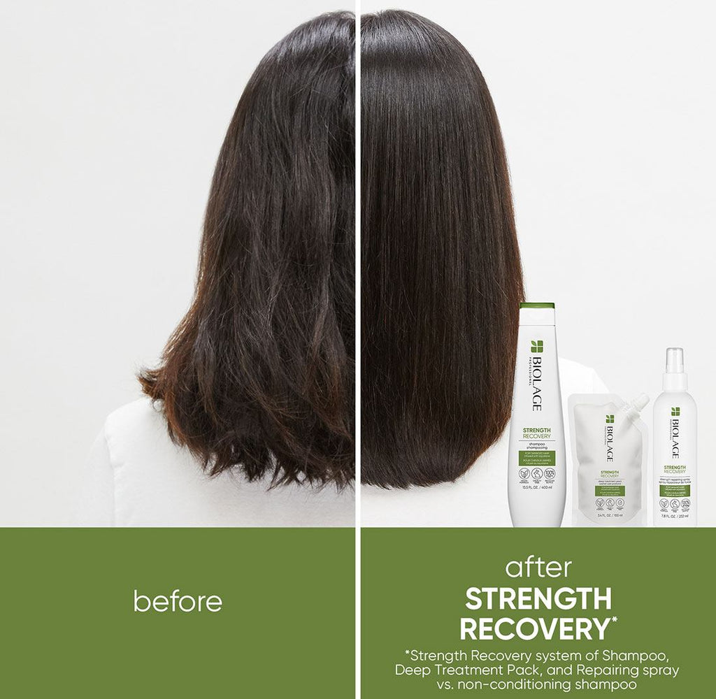 Biolage Strength Recovery Shampoo Liter / 33.8 oz | For Damaged Hair - 884486496683