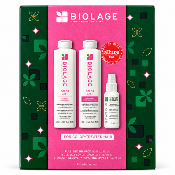 Biolage Color Last Hair Care Set with Shampoo, Conditioner and