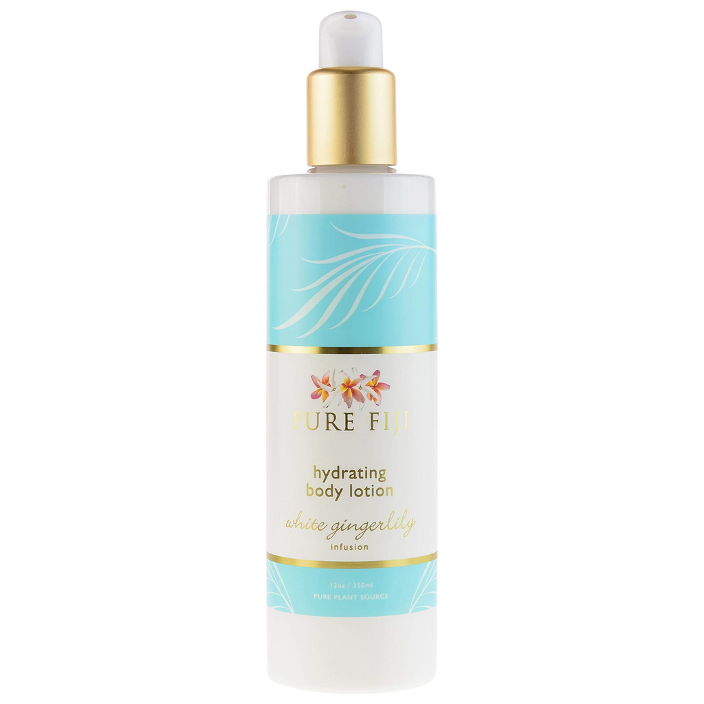 698876147006 - Pure Fiji Hydrating Body Lotion 12 oz / 350 ml - White Gingerlily