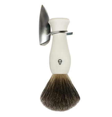 eShave Pure Badger Shaving Brush - Ivory