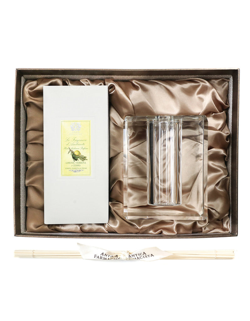 Antica Farmacista Crystal Diffuser Set In Box 16.9 oz - Lemon, Verbena & Cedar