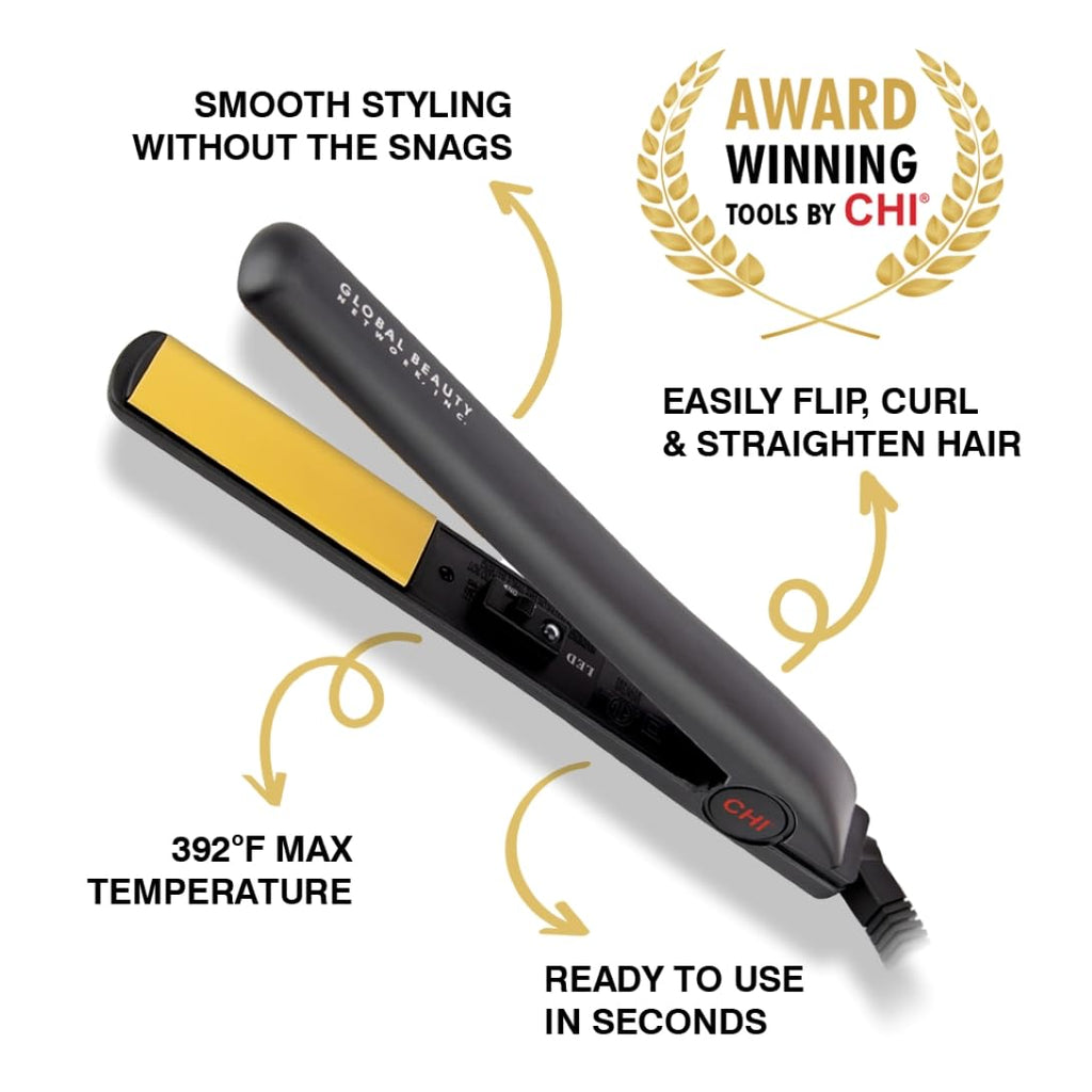 633911635872 - Chi Original Ceramic Hairstyling Flat Iron 1"