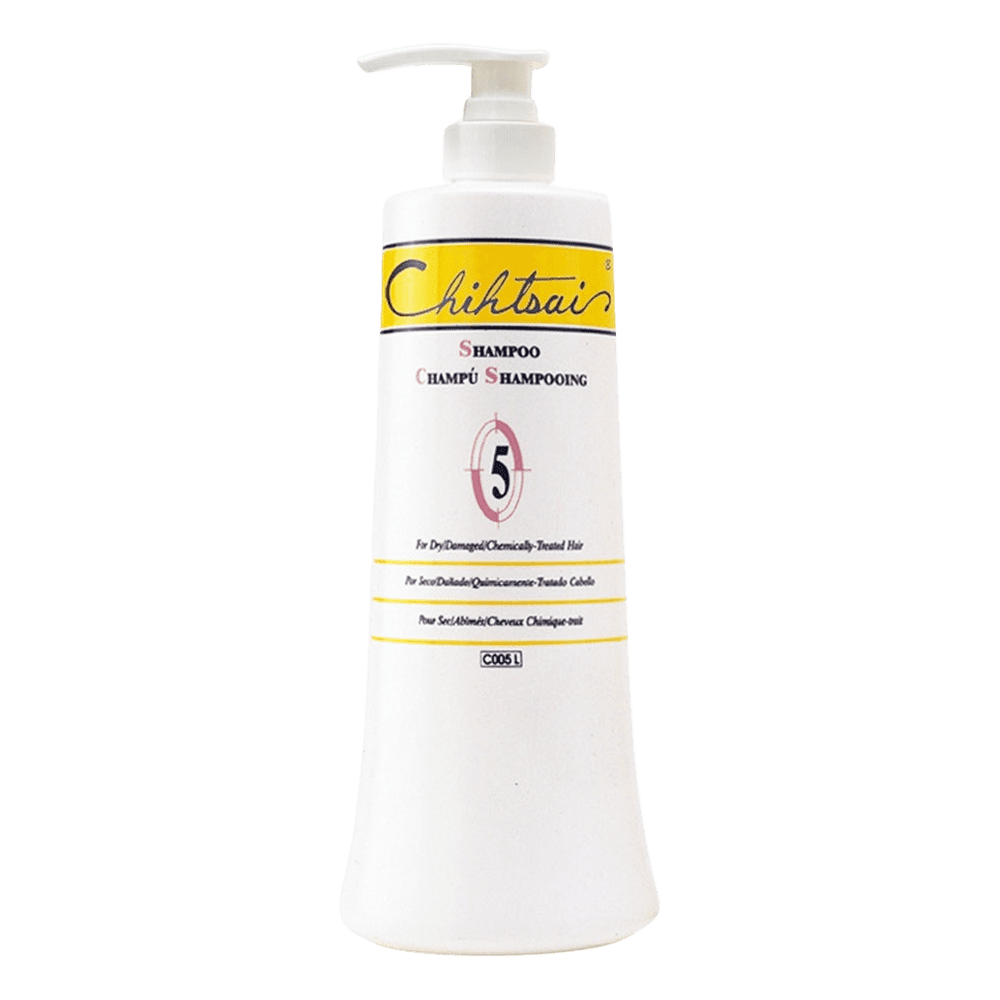 Chihtsai No. 5 Shampoo 34 oz / 1000 ml | For Dry, Damaged Or Chemically-Treated Hair