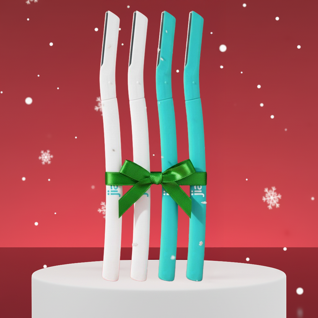 Jia Dermaplane Facial Precision Razor 4 Pack in Mint Glow