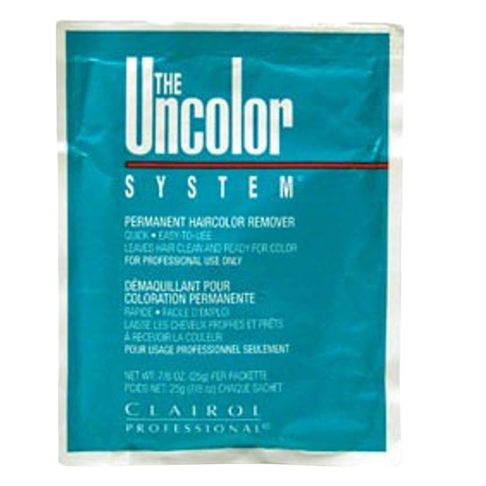 Clairol Professional The Uncolor System Permanent Hair Color Remover Packet 25 g