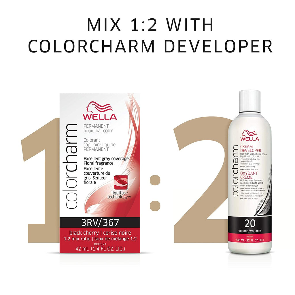 070018106094 - Wella ColorCharm Permanent Liquid Hair Color 42 ml / 1.4 oz - 7W Caramel