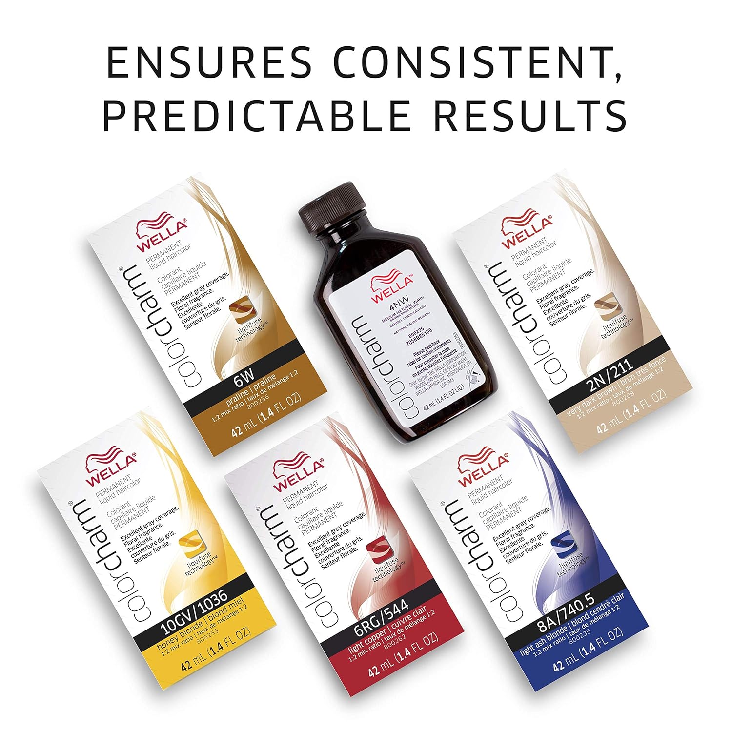 Wella ColorCharm Permanent Liquid Hair Color 42 ml / 1.4 oz - 7NW