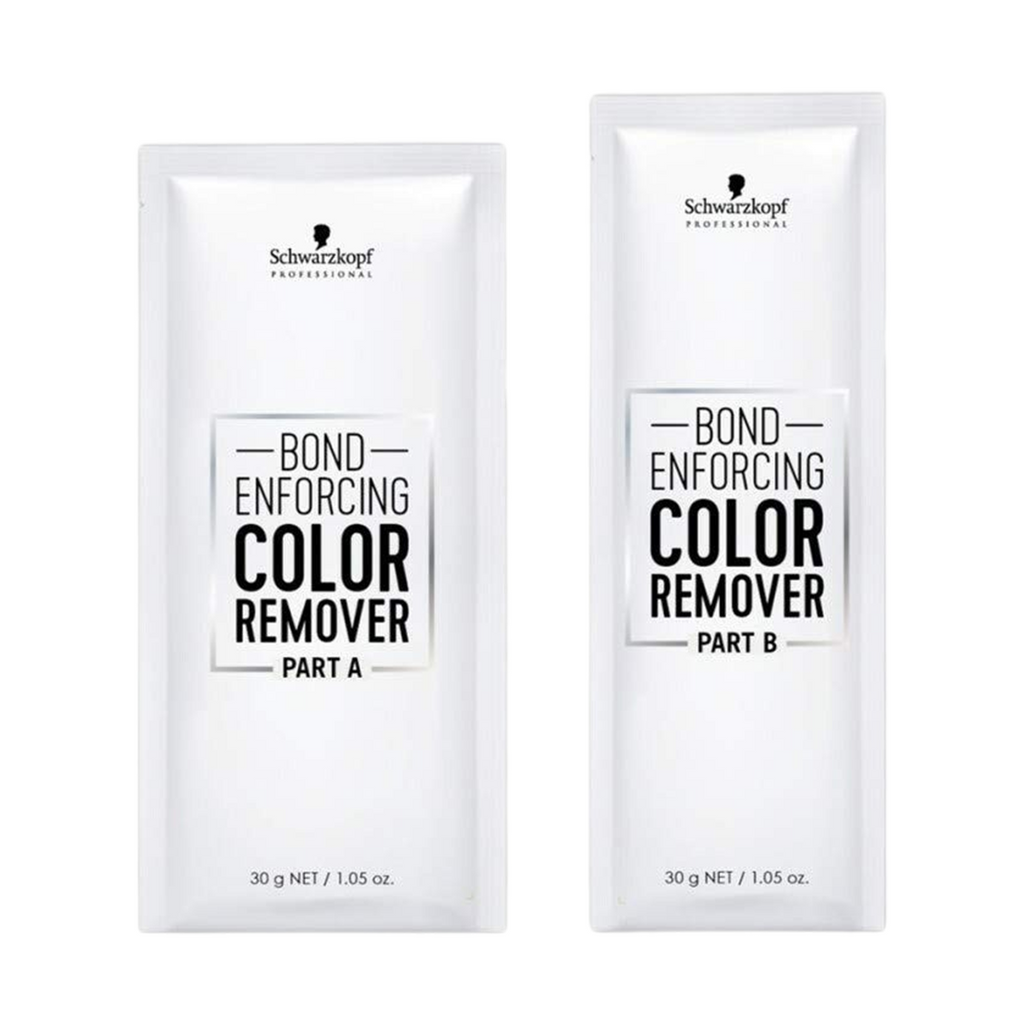 Schwarzkopf Bond Enforcing Color Remover Part A & Part B Packets