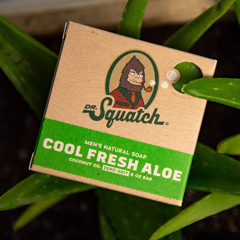 863765000063 - Dr. Squatch Men's All Natural Bar Soap 5 oz - Cool Fresh Aloe