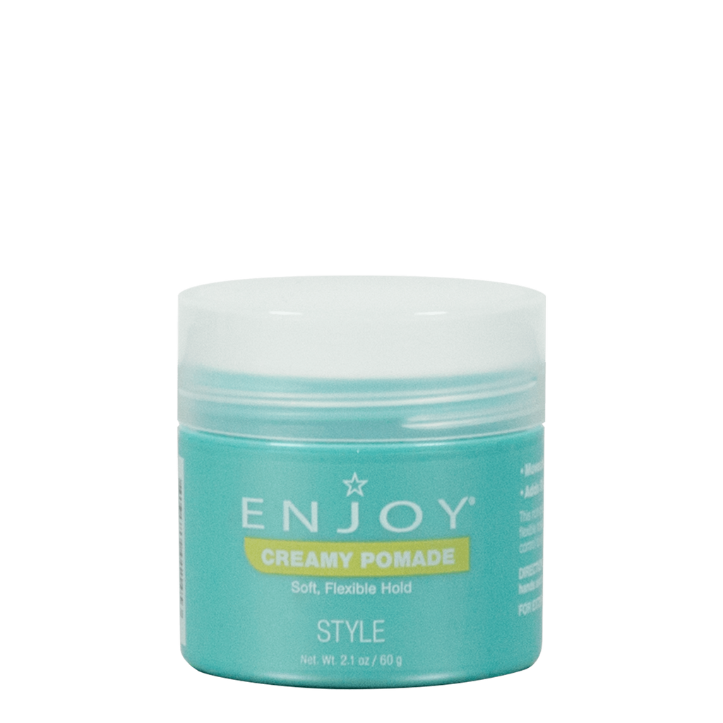 813529011453 - Enjoy STYLE Creamy Pomade 2.1 oz / 60 g | Soft / Flexible Hold