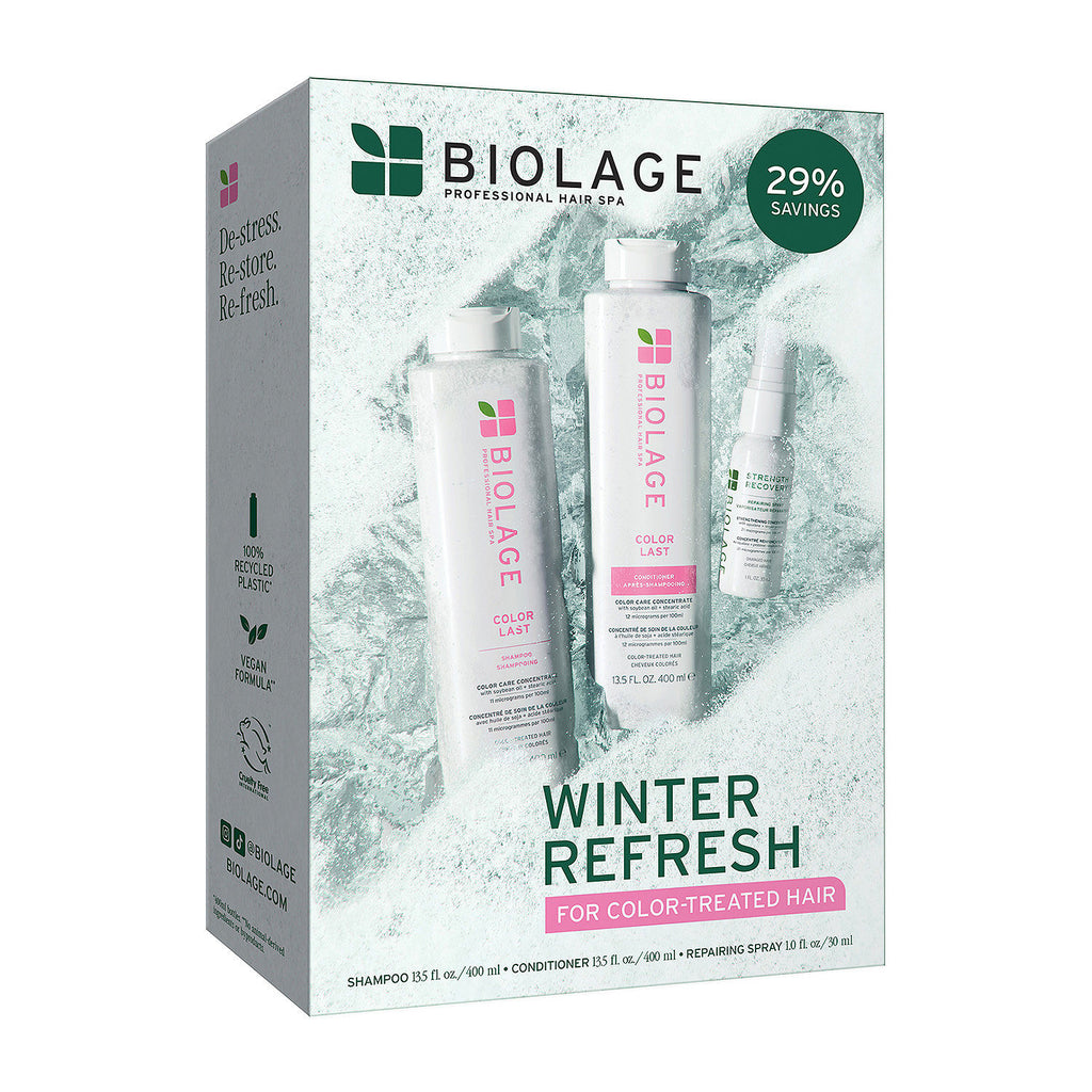 Biolage Color Last Holiday Trio Kit | Winter Refresh For Color-Treated Hair
