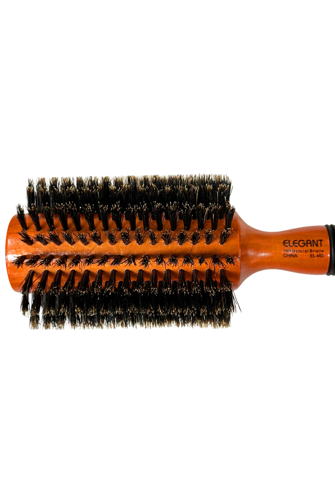 Elegant #460 Round Boar Hairbrush - 18 Rows (3")
