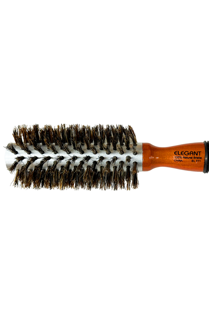 Elegant #511 V Shaped Thermal Boar Hairbrush - Small (1.75")