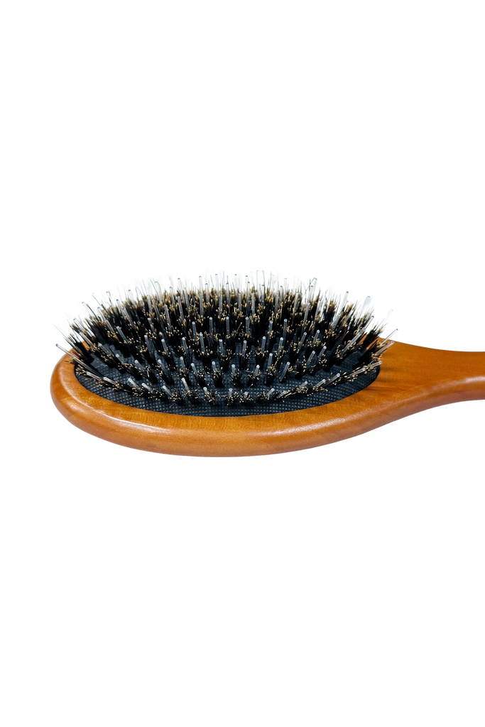 Elegant #461 Anti-Static Oval Porcupine & Nylon Hairbrush - Medium (8.75")