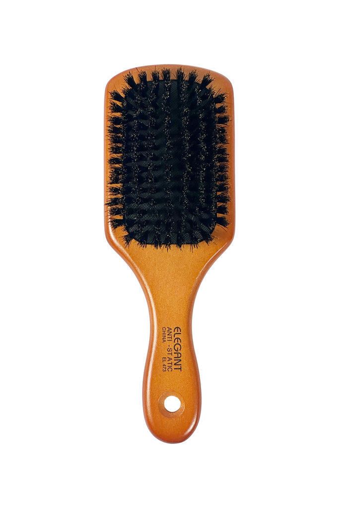 Elegant #473 Anti-Static Paddle Bore Hairbrush - Small (8")