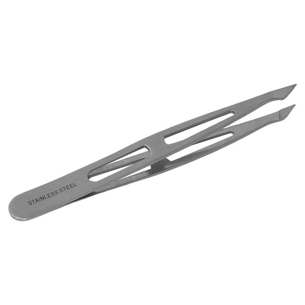 Esthetic Plus #2827 Super Inox Stainless Steel Slanted Pointed Tweezer (3.75")